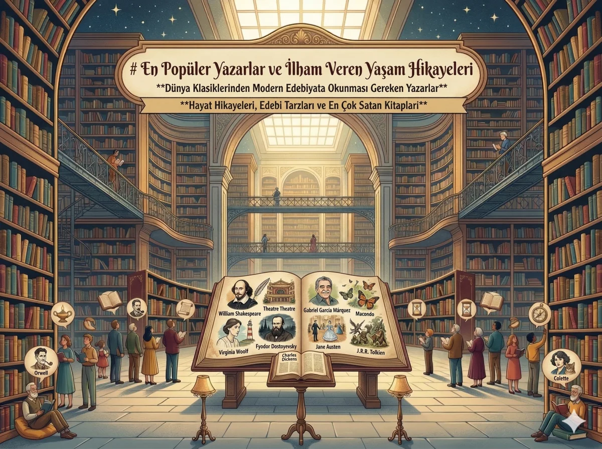 En Popüler Yazarlar ve Başarı Sırları