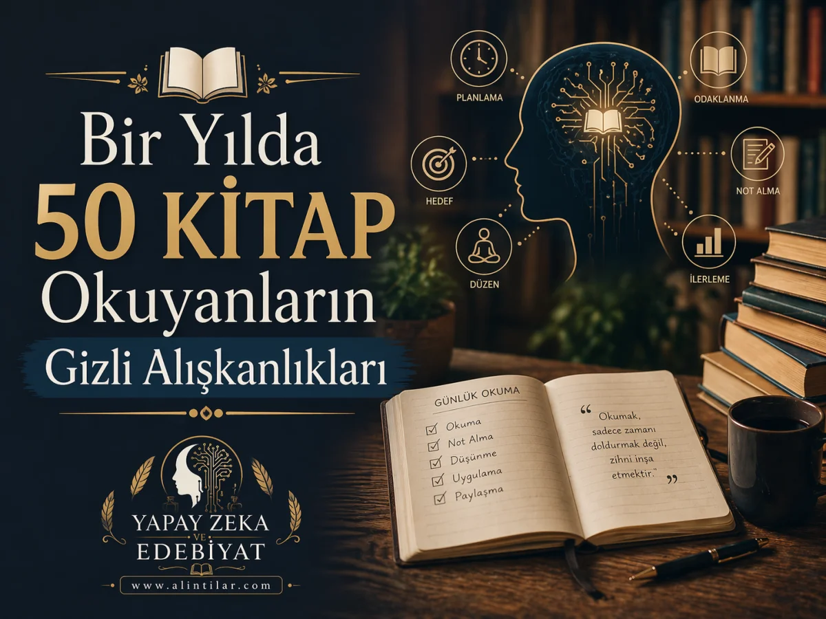 Bir Yılda 50 Kitap Okuyanların Gizli Alışkanlıkları - Okuma yazısı