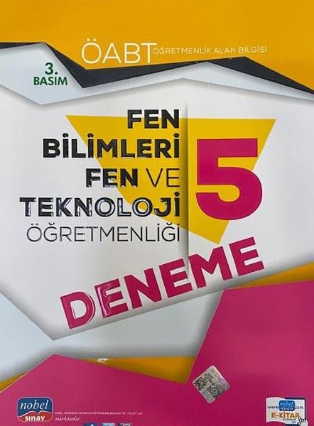 2021 ÖABT Fen Bilimleri Fen ve Teknoloji Öğretmenliği 5 Deneme