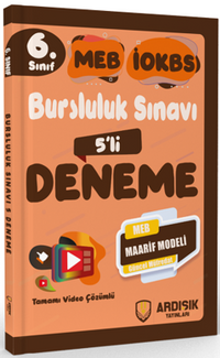6. Sınıf Bursluluk  Sınavı 5'li Deneme