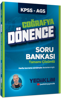 KPSS-AGS Dönence Coğrafya Tamamı Çözümlü Soru Bankası
