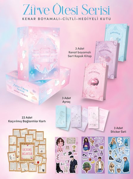 Zirve Ötesi Serisi Yan Boyamalı Seti - 3 Kitap Takım - Hediyeli Kutulu