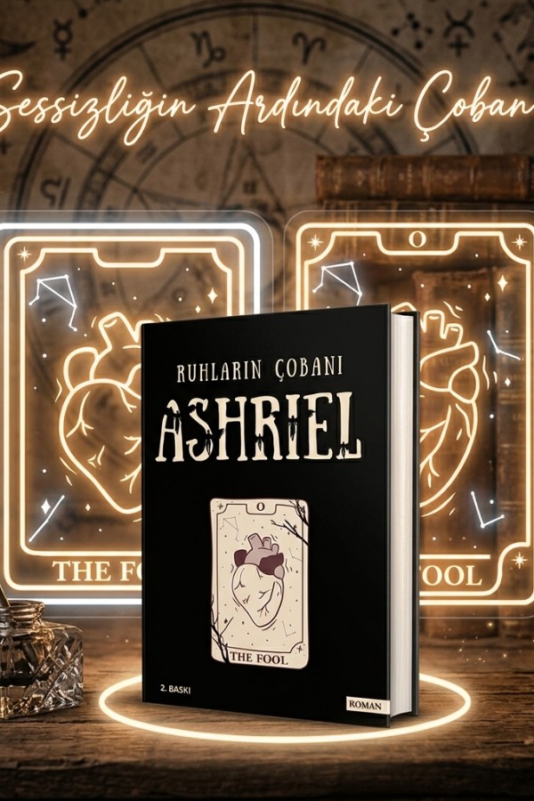 Ruhların çobanı ASHRIEL kitap kapağı