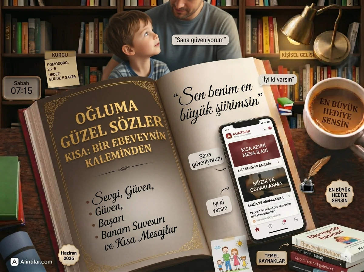 Oğluma Güzel Sözler Kısa: Bir Babanın veya Annenin Kaleminden - Haberler yazısı