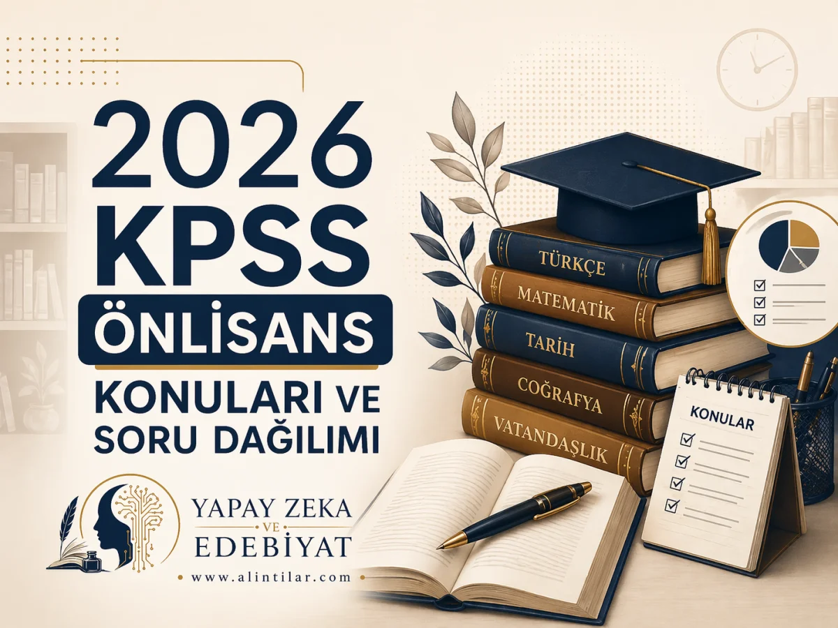 2026 KPSS Önlisans Konuları ve Soru Dağılımı - Eğitim yazısı