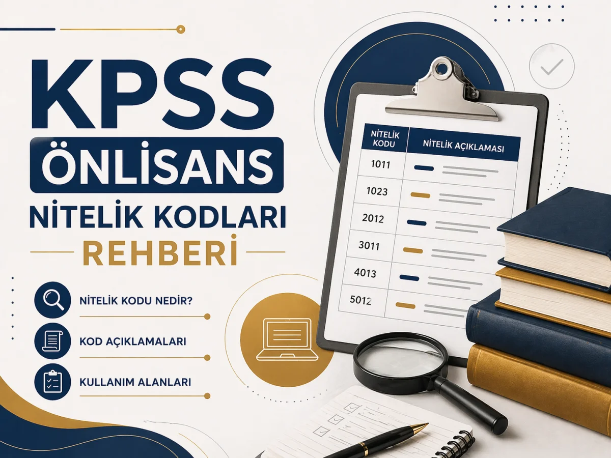 KPSS Önlisans Nitelik Kodları Rehberi - Alıntılar Blog